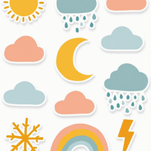 Nature & Outdoors - Sticker Sheet v5
